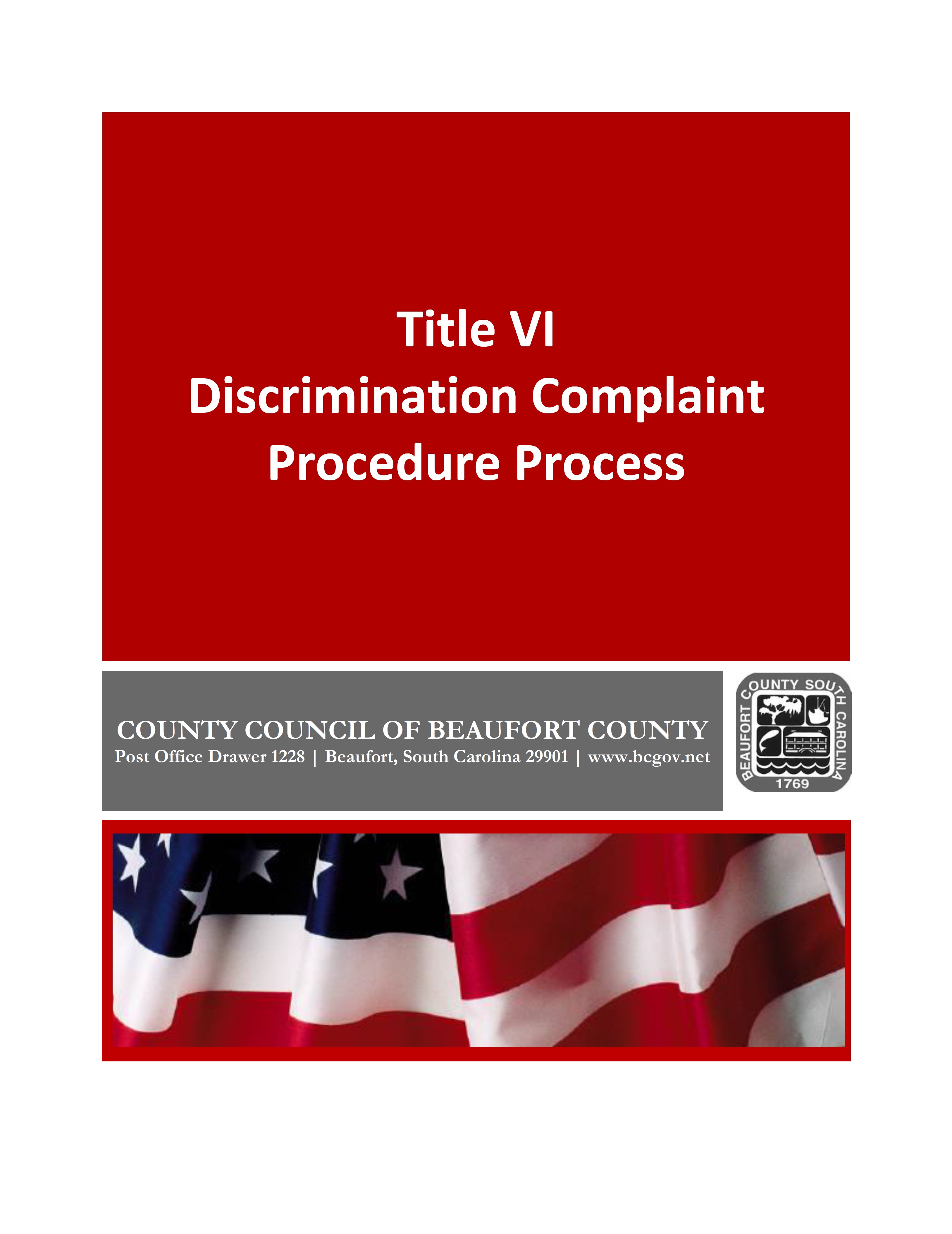 Title VI Discrimination Complaint Procedures